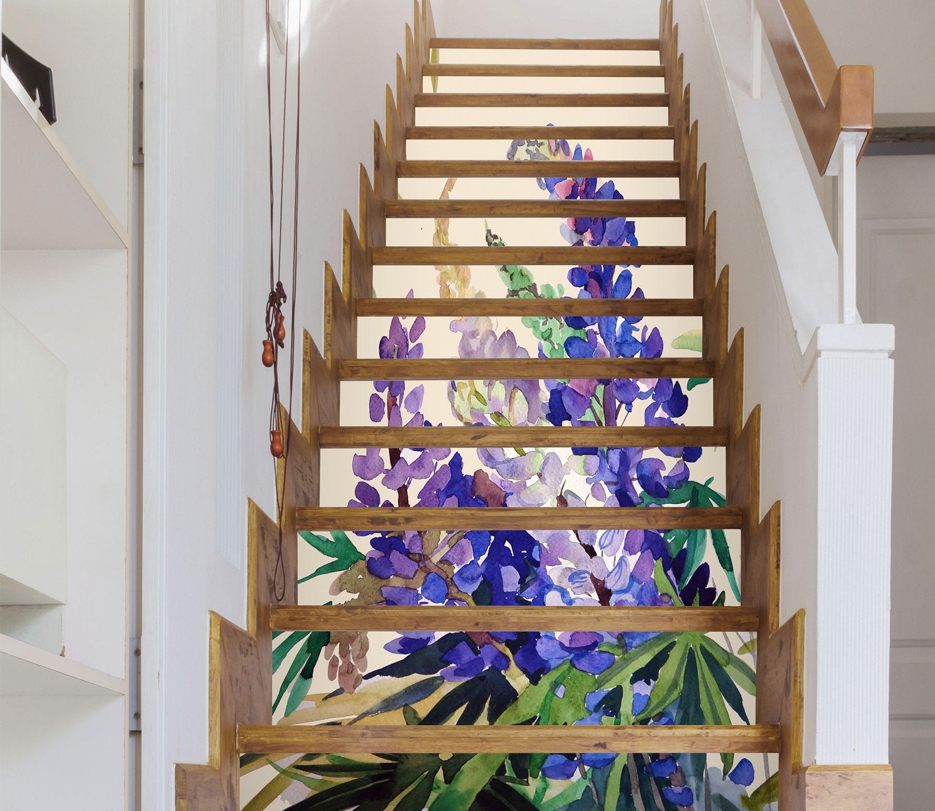 3D Flowers 1482 Stair Risers