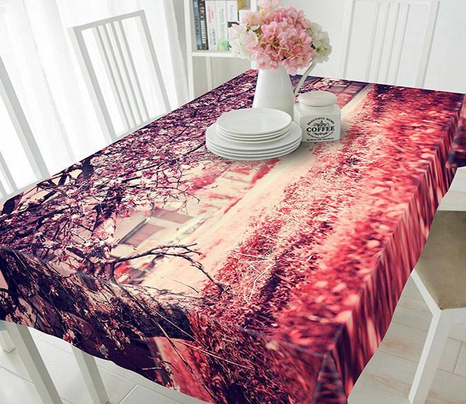 3D Flowers Tree 718 Tablecloths