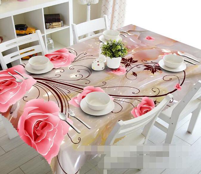 3D Flowers Vines 1081 Tablecloths