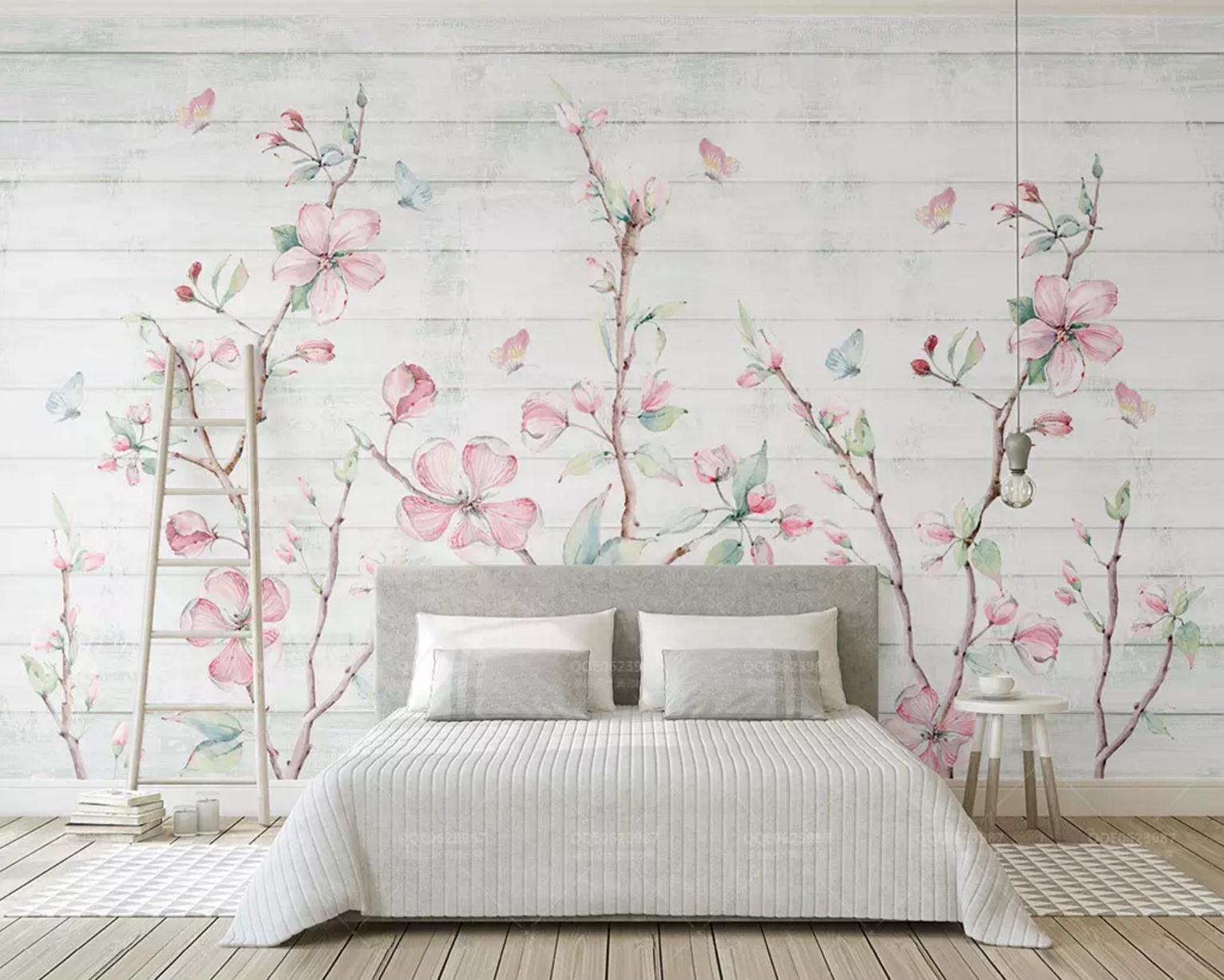 3D Flowering Branch WC406 Wall Murals