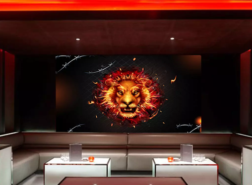 3D Fire Lion Head 85