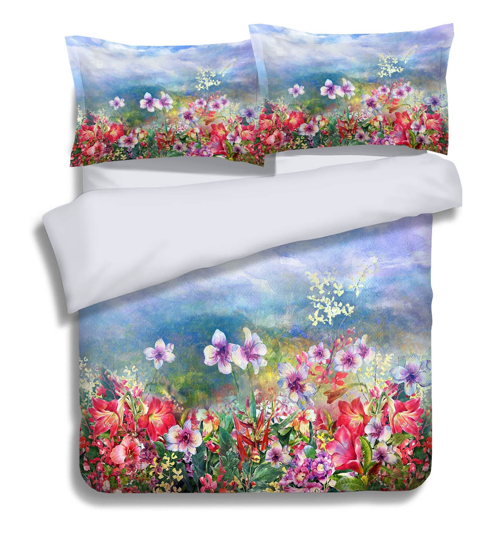 3D Flowers Painting 185 Bed Pillowcases Quilt