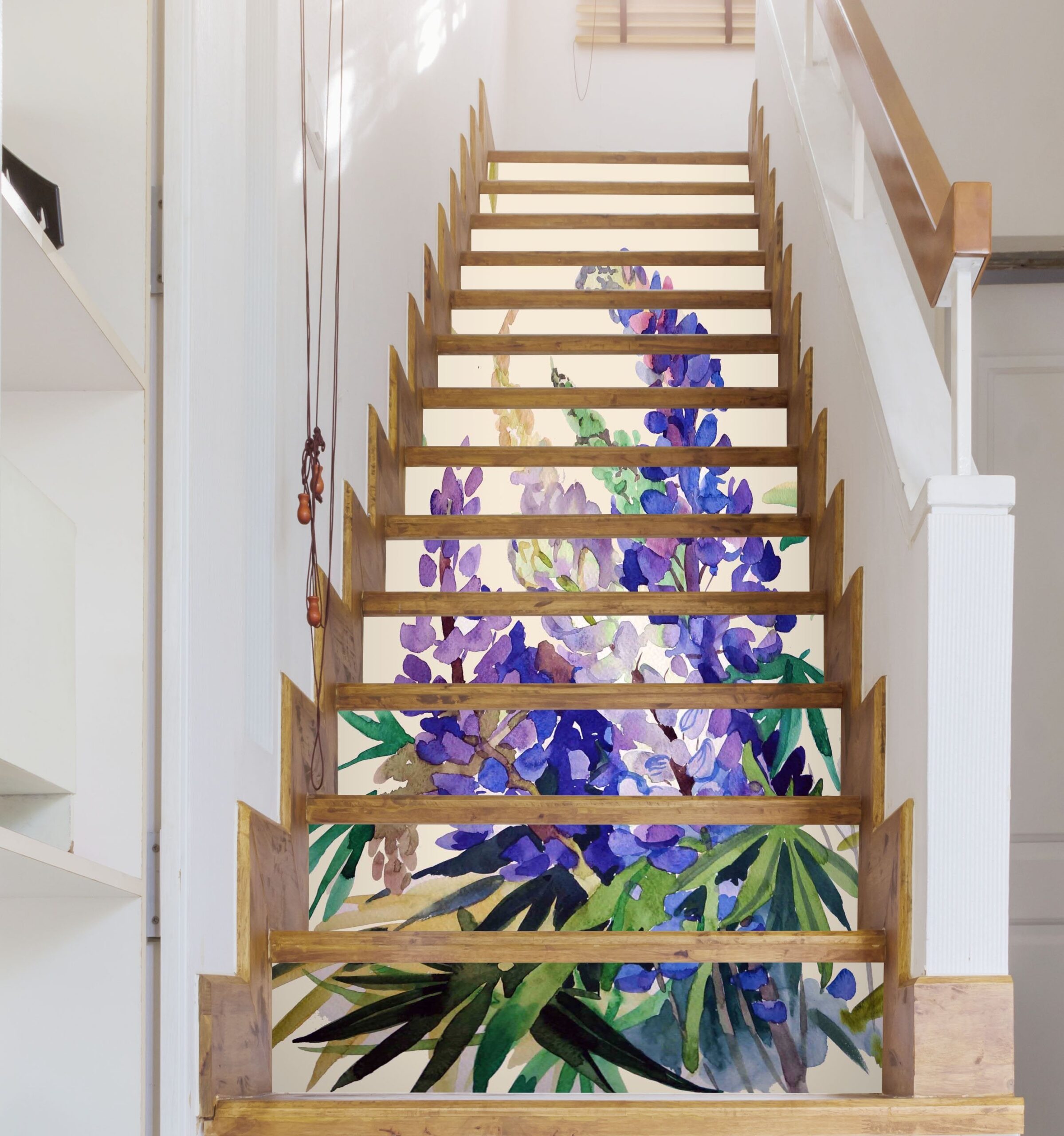 3D Flowers 1482 Stair Risers